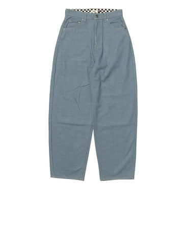 125K3143000　W curvy denim pants　L/BLUE　701882-0002