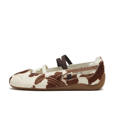 407787 W SPEEDCAT BALLET COW #01C.BROWN 700043-0001