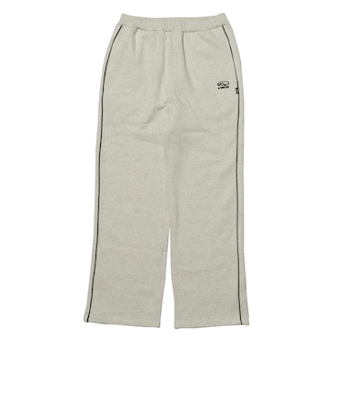 125K3142800　W piping sweat pants　TOP GRAY　701880-0001