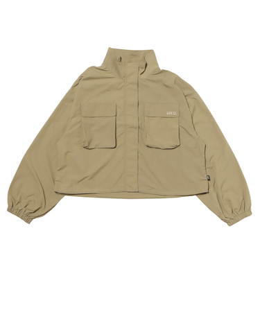 125K3091900　W stand color jacket　BEIGE　701875-0001