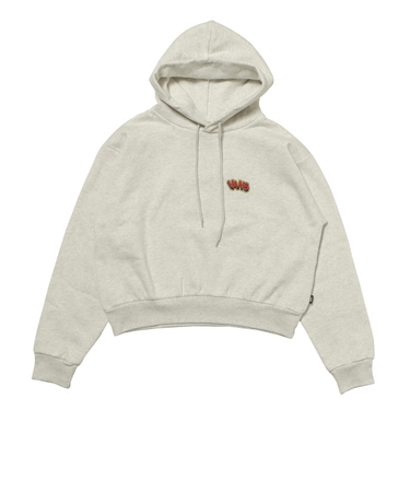 125K3033500　W Checker Logo Hoodie　TOP GRAY　701886-0002