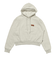 125K3033500　W Checker Logo Hoodie　TOP GRAY　701886-0002