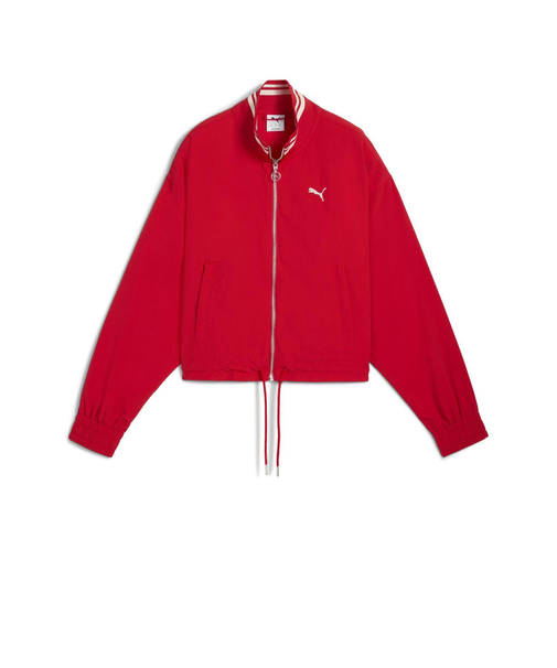 633998　W PREMIUM ESS RELAXED WV JKT　11RED　699629-0001