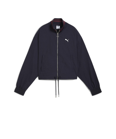 633998　W PREMIUM ESS RELAXED WV JKT　16NEW NAVY　699629-0002