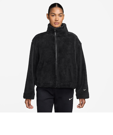 HV2816　W ESS SHERPA JKT　010BLK/SAIL　703882-0001