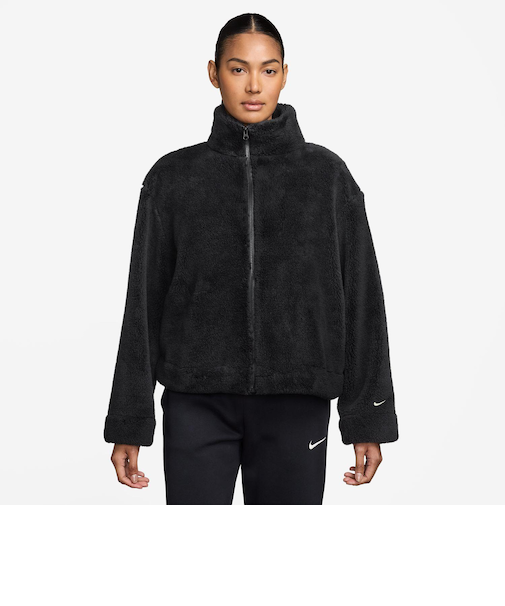 HV2816　W ESS SHERPA JKT　010BLK/SAIL　703882-0001