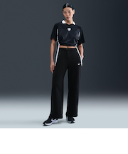 IH1012　W PHNX FLC WID PANT　010BLK/SAIL　703888-0001