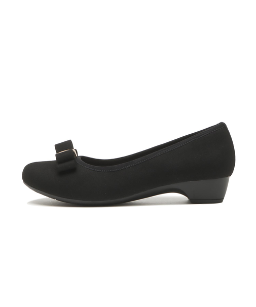 W5069　BUCKLE RIBBON 3　BLACK　697661-0001