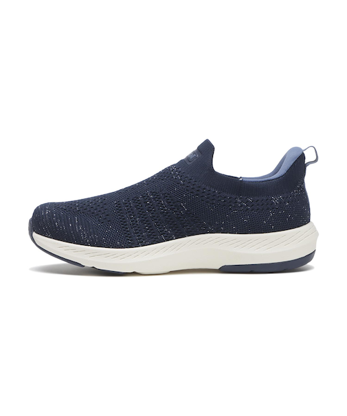 W1044　QS KNIT SLIPON　NAVY LAME　697415-0003