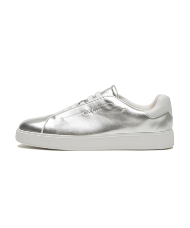 W35015　W GRANDPRO LUXE SLIP ON SNKR　SILVER METALLIC　703402-0001
