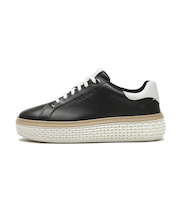 W34428　W GRANDPRO COURT SKYWEAVE　BLACK/WHITE　703399-0001