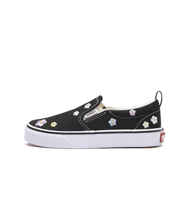 V98PS EB.FLW　17-22(H) SLIP ON　BLK/WHT/FLW　696336-0001