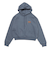 125K3033500　W Checker Logo Hoodie　BLUE　701886-0001