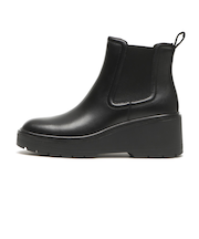 W35198　W ZG CITYQUEST WEDGE BOOTS WP　BLACK/BLACK WP　703413-0001