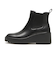 W35198　W ZG CITYQUEST WEDGE BOOTS WP　BLACK/BLACK WP　703413-0001