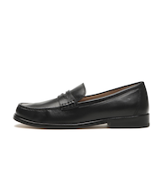 W33424　W LANA LUX PENNY LOAFERS REMAS　BLACK LEATHER　703406-0001