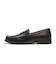 W33424　W LANA LUX PENNY LOAFERS REMAS　BLACK LEATHER　703406-0001