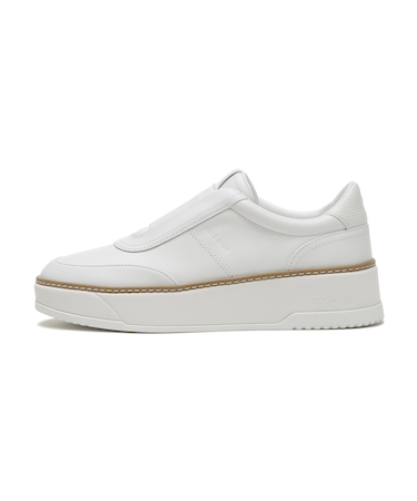 W33367　W GRANDPRO MAXFIELD SLIP ON SN　WHITE/WHITE　703404-0001