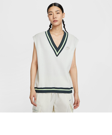 IM7483　W WAFFLE KNIT VEST PREP　133SAIL/SAIL　703892-0002