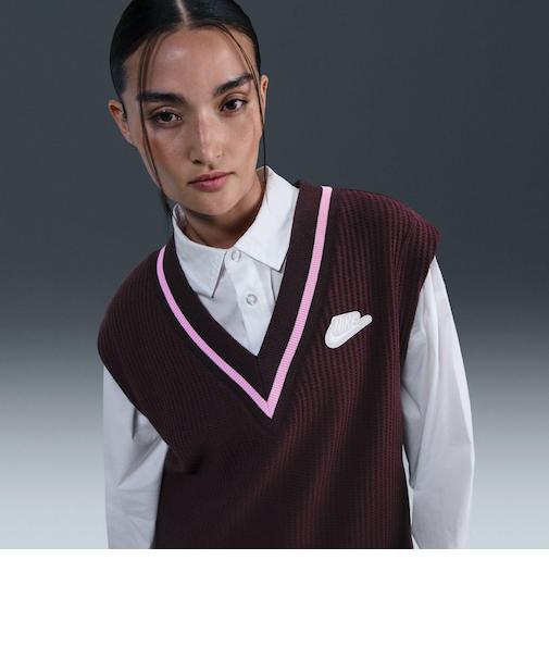 IM7483　W WAFFLE KNIT VEST PREP　652BGYCRH/SAIL　703892-0003