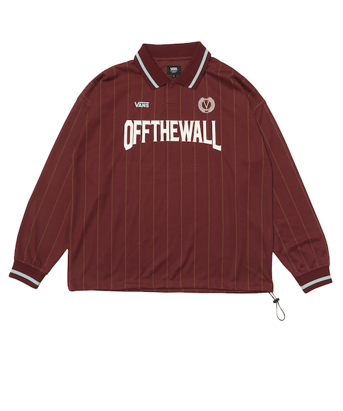 125K1111100 M FC OTW L/S Gaming Shirt BURGUNDY 702001-0002