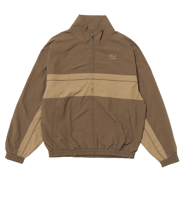 125K3091700　W color scheme nylon blouson　BROWN　701873-0002