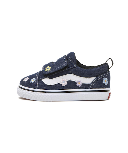 V36TDL BLT DFLW　12-165(H)OLD SKOOL　DENIM/WHITE　696790-0001