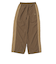 125K3141800　W color scheme nylon pants　BROWN　701874-0002