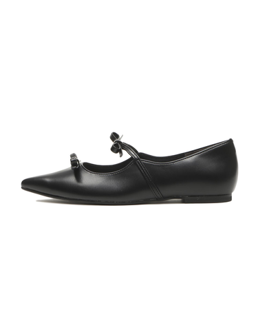 JE80258　W-RIBBON FLAT 1　BLACK　702823-0001