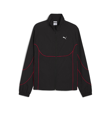 633951 M PUMATECH-X TRACK JACKET WV 01BK/RED 699619-0001