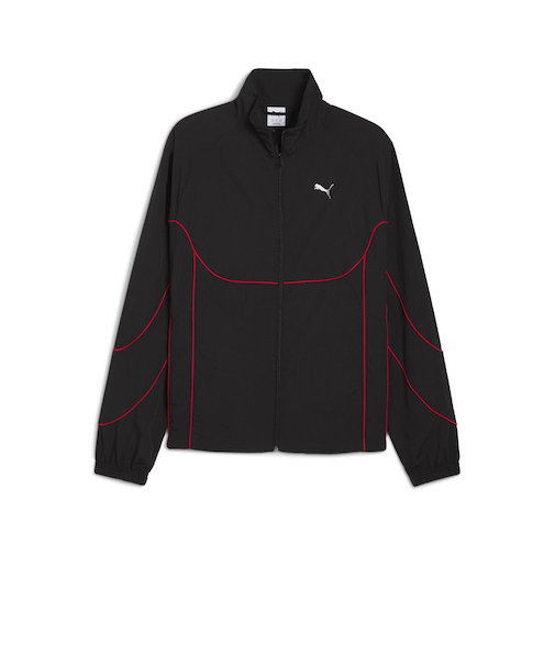 633951 M PUMATECH-X TRACK JACKET WV 01BK/RED 699619-0001