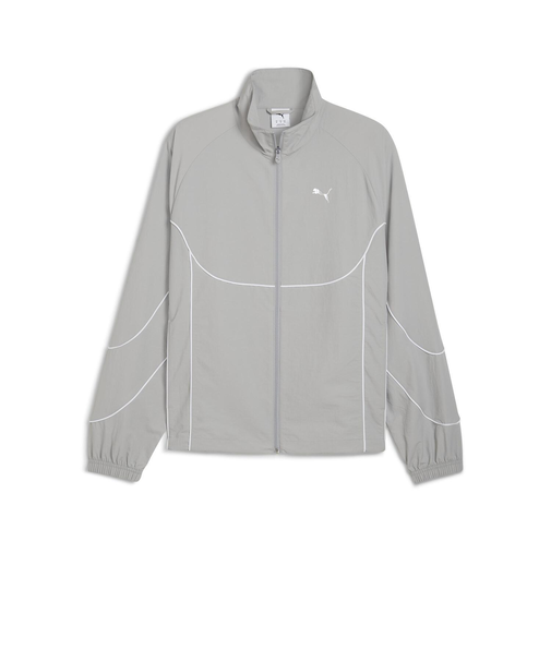 633951　M PUMATECH-X TRACK JACKET WV　63GRAY ECHO/WH　699619-0002
