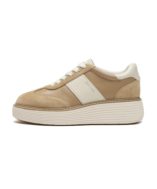 W34407　W OG MAX PLATFORM SNEAKERS　TUSCAN SAND LTR　703411-0001