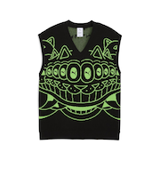 632415　M RIPNDIP KNITTED VEST　01BK　699600-0001