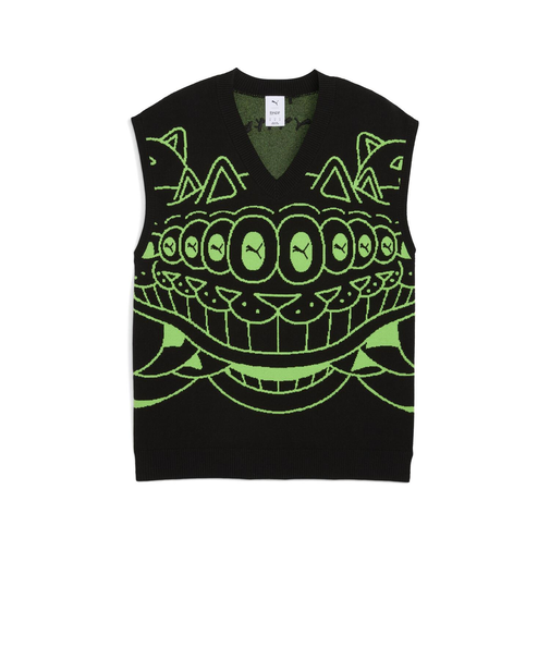 632415　M RIPNDIP KNITTED VEST　01BK　699600-0001