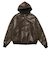 125K1084300　M Fake Leather Work Jacket　BROWN　702004-0002