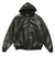 125K1084300　M Fake Leather Work Jacket　BLACK　702004-0001