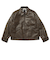125K1084200　M Fake Leather Jacket　BROWN　702003-0002
