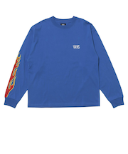 125K1024500 M Flames Punk Logo L TEE BLUE 701871-0003