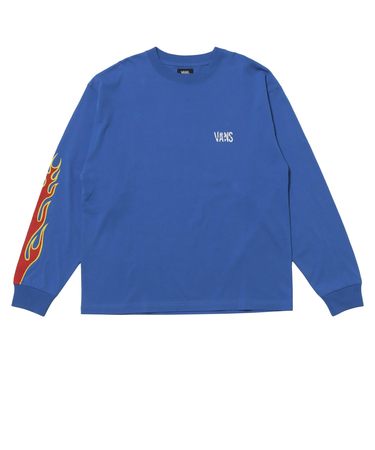 125K1024500　M Flames Punk Logo L TEE　BLUE　701871-0003