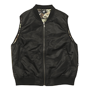 125K1091000 M Vintage Twill Bomber VST BLACK 702008-0001