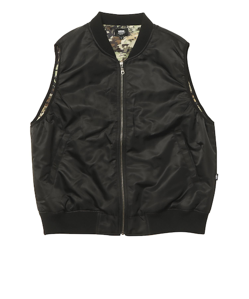 125K1091000 M Vintage Twill Bomber VST BLACK 702008-0001