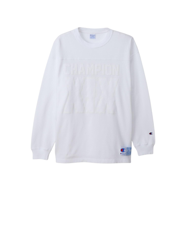 C3-C412　M FOOTBALL LS T-SHIRT　WHITE　701841-0001