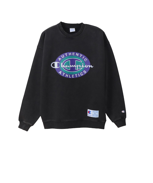 C3-C014　M CREW NECK SWEATSHIRT　BLACK　701830-0001