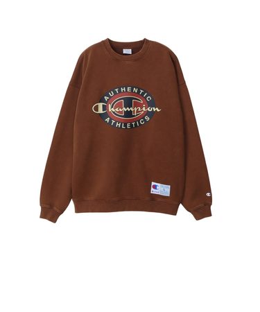 C3-C014　M CREW NECK SWEATSHIRT　BROWN　701830-0002
