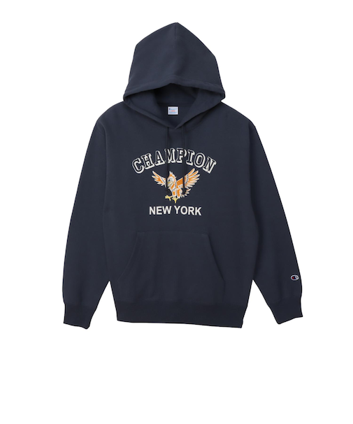 C3-C102　M HOODED SWEATSHIRT　WINDSOR BLUE　701832-0002