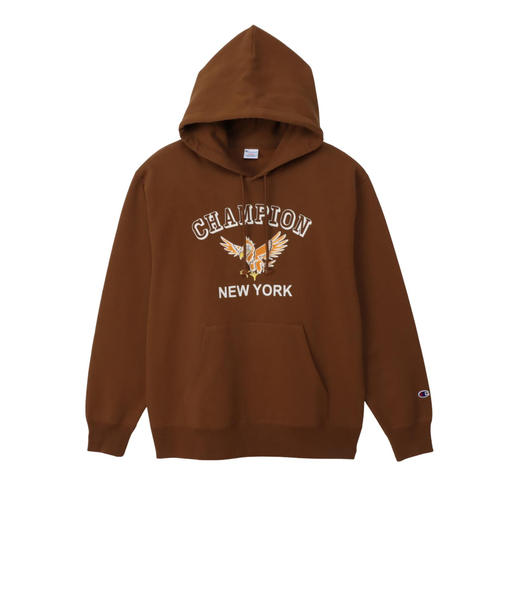 C3-C102　M HOODED SWEATSHIRT　BROWN　701832-0003