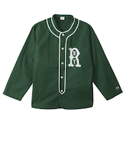 C3-C409　M BASEBALL SHIRT　DARK GREEN　701839-0001