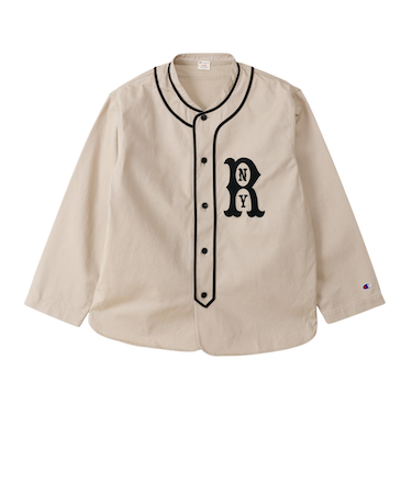 C3-C409　M BASEBALL SHIRT　DESART TAN　701839-0002