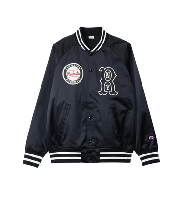 C3-C610　M BASEBALL JACKET　BLACK　701844-0001